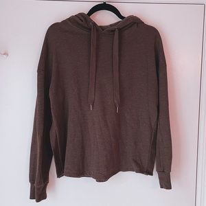 Stars Above hunter green slitted hoodie